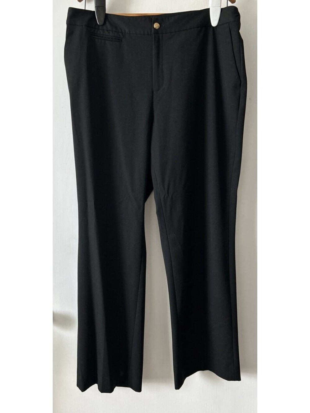 Lauren Ralph Lauren Womens Chino Pants Black Size 18W  Straight Leg